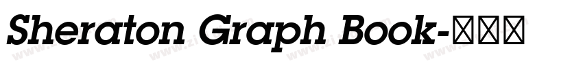 Sheraton Graph Book字体转换 Sheraton Graph Book字体转换
